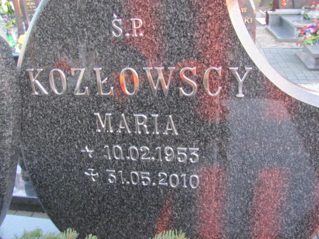 Maria Magdalena Kozłowska 1953 Nowe Skalmierzyce - Grobonet - Wyszukiwarka osób pochowanych